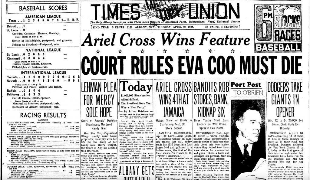 The 1934 Murder at the Haunted House On Crumhorn Mountain 13 Eva Coo Must Die