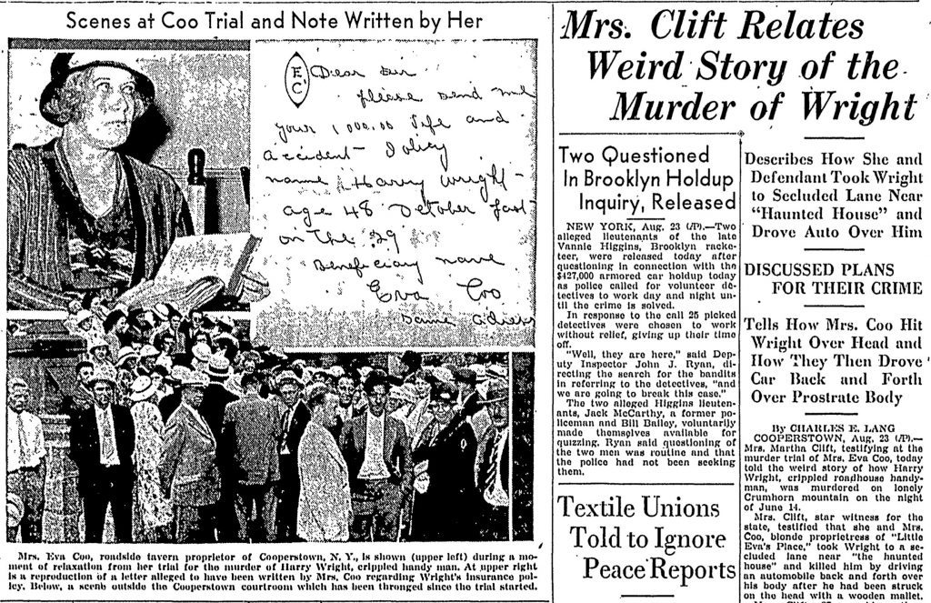 The 1934 Murder at the Haunted House On Crumhorn Mountain 9 Murder atop Crumhorn Mountain