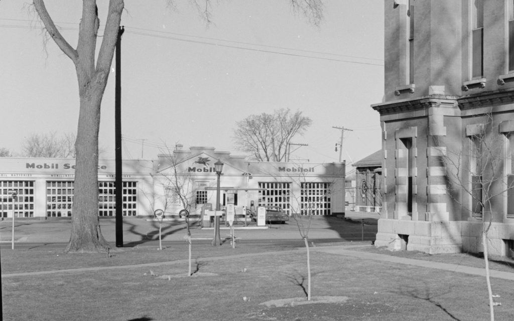 Burns and Frappier - L C Burns Service Station - 202 Arsenal Street 3 L C Burns Service Station shown here next to the State Armory in Watertown, NY.