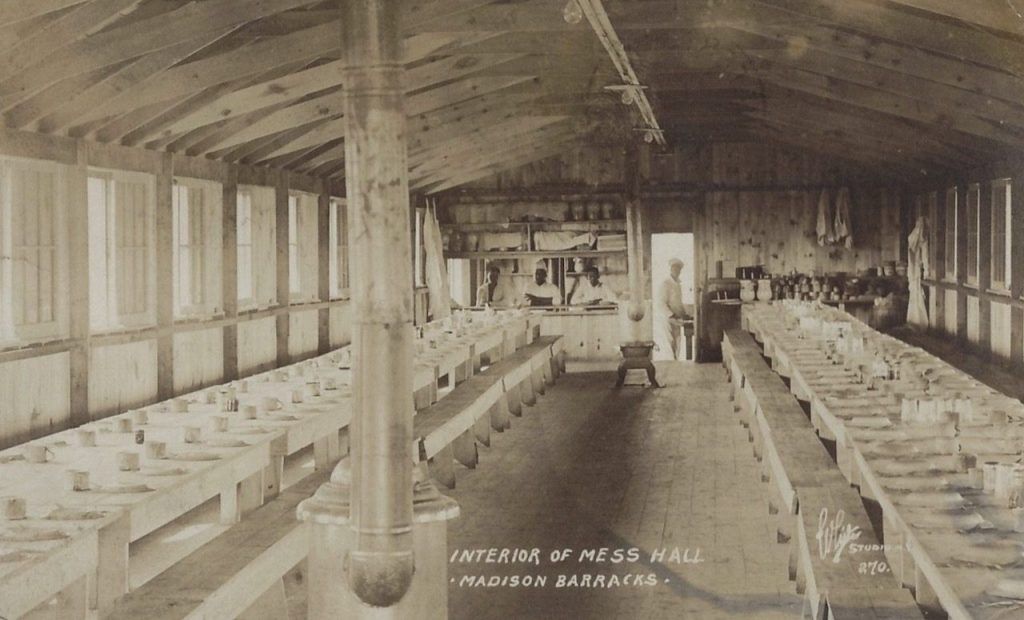 1897 Crouch-Daly Double Murder Outside Sackets Harbor 7 Interior Madison Barracks Mess Hall