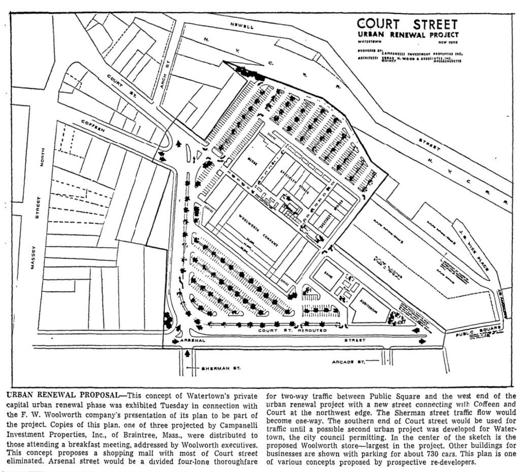Watertown Urban Renewal Pt 4 - 1965 - 1968 10 Another Urban Renewal Plan for Watertown, NY