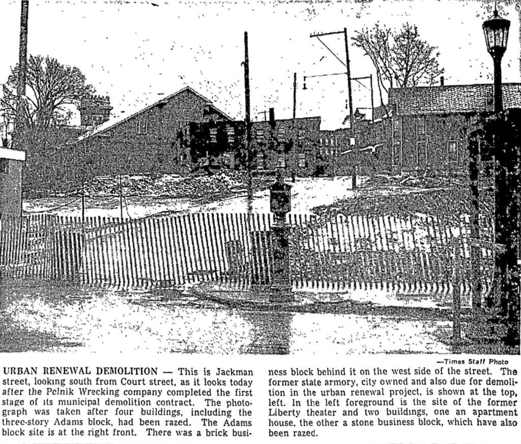 Watertown Urban Renewal Pt 4 - 1965 - 1968 6 Jackman Street, Watertown, N.Y.