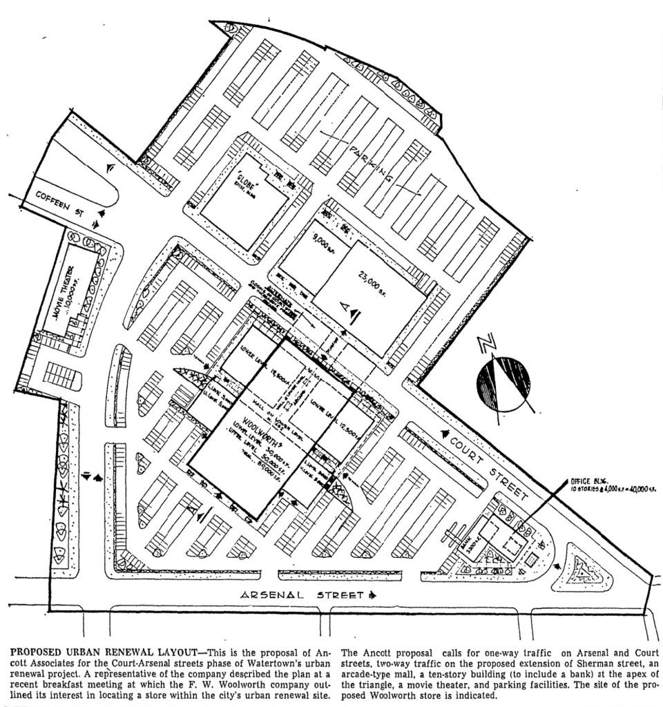 Watertown Urban Renewal Pt 4 - 1965 - 1968 11 Proposed Urban Renewal Plan, Watertown, N.Y.