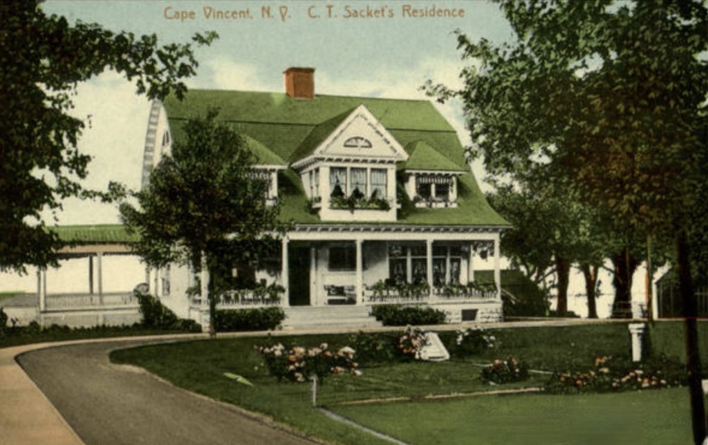 Sacket House - 451 Broadway - Cape Vincent - 1000 Islands 6 C. T. Sacket's Residence