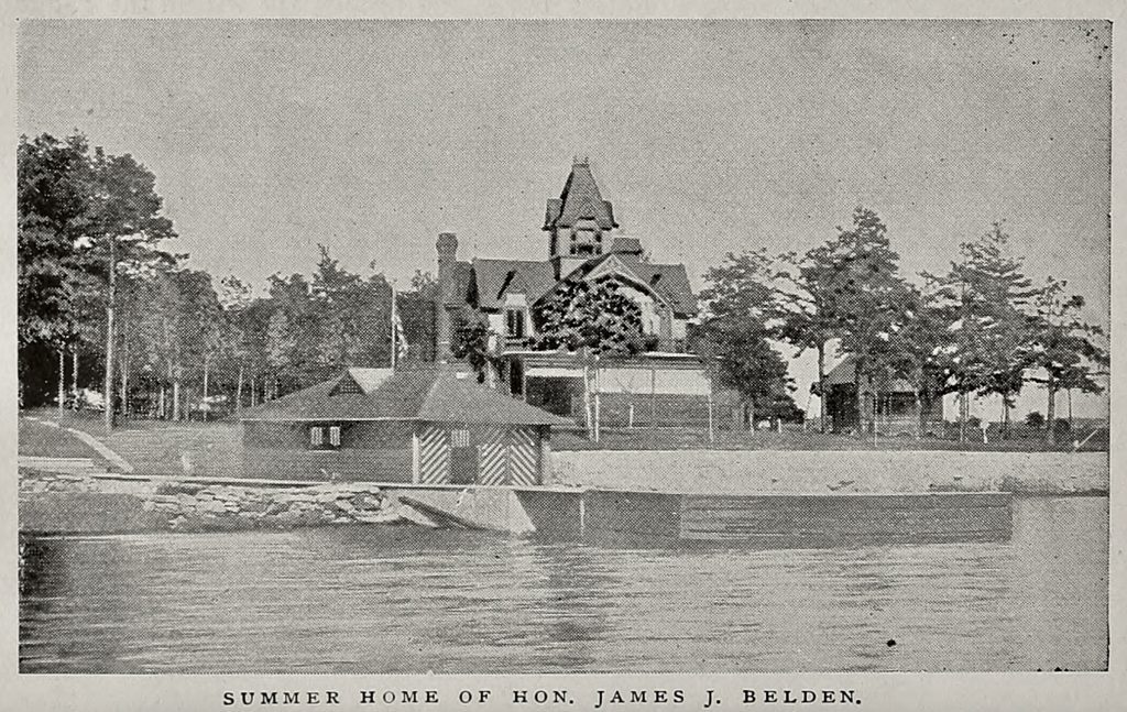 Hon. James J. Belden Summer Home - Round Island - 1000 Islands 3 James J. Belden summer home on Round Island.