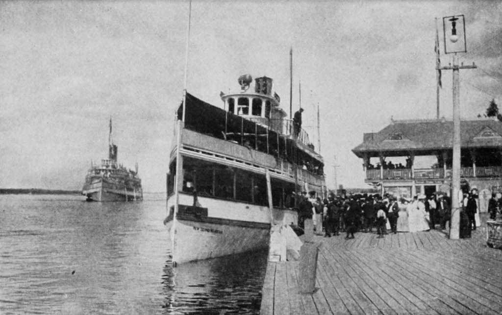 Hon. James J. Belden Summer Home - Round Island - 1000 Islands 6 The Docks at Round Island